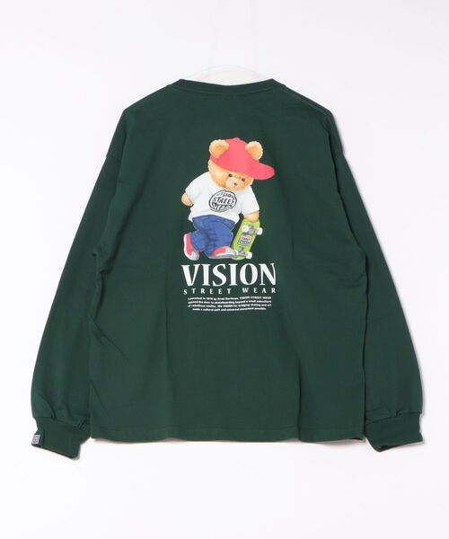 VISION STREET WEAR(ヴィジョンストリートウェア)の「VISION STREET WEAR ベアーバックプリン トロンT(Tシャツ/カットソー・メンズ・ホワイト/ブラック/オリーブ・M/L/XL)」の16枚目の写真