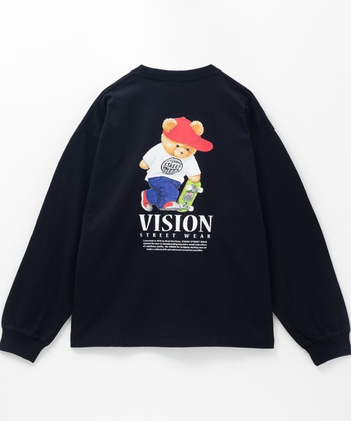 VISION STREET WEAR(ヴィジョンストリートウェア)の「VISION STREET WEAR ベアーバックプリン トロンT(Tシャツ/カットソー・メンズ・ホワイト/ブラック/オリーブ・M/L/XL)」の1枚目の写真