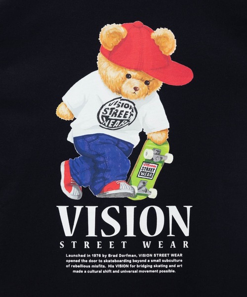 VISION STREET WEAR(ヴィジョンストリートウェア)の「VISION STREET WEAR ベアーバックプリン トロンT(Tシャツ/カットソー・メンズ・ホワイト/ブラック/オリーブ・M/L/XL)」の9枚目の写真