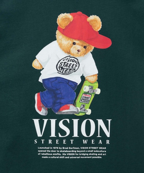VISION STREET WEAR(ヴィジョンストリートウェア)の「VISION STREET WEAR ベアーバックプリン トロンT(Tシャツ/カットソー・メンズ・ホワイト/ブラック/オリーブ・M/L/XL)」の12枚目の写真