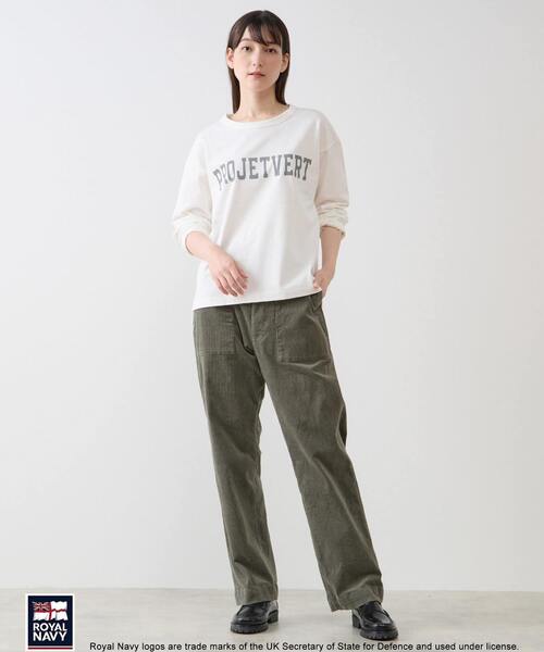 ROYAL NAVY(ロイヤルネイビー)の「《別注》【ROYAL NAVY/ロイヤルネイビー】ベイカーパンツ(その他パンツ・レディース・カーキ/アイボリー/ベージュ/ライトグレー・4/3/2)」の15枚目の写真