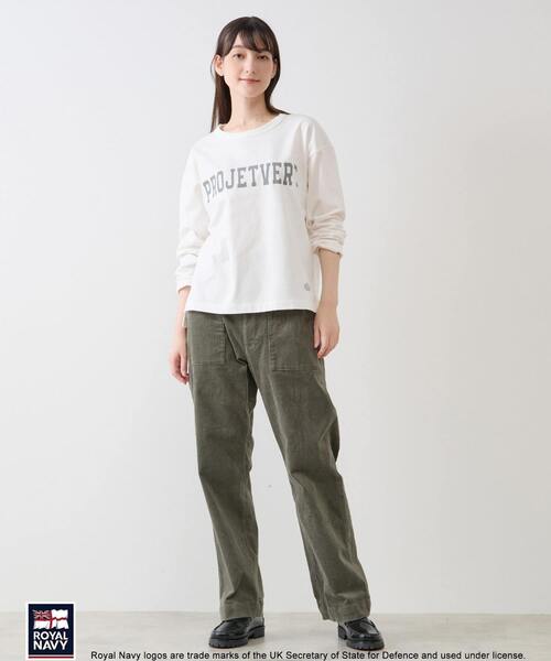 ROYAL NAVY(ロイヤルネイビー)の「《別注》【ROYAL NAVY/ロイヤルネイビー】ベイカーパンツ(その他パンツ・レディース・カーキ/アイボリー/ベージュ/ライトグレー・4/3/2)」の9枚目の写真