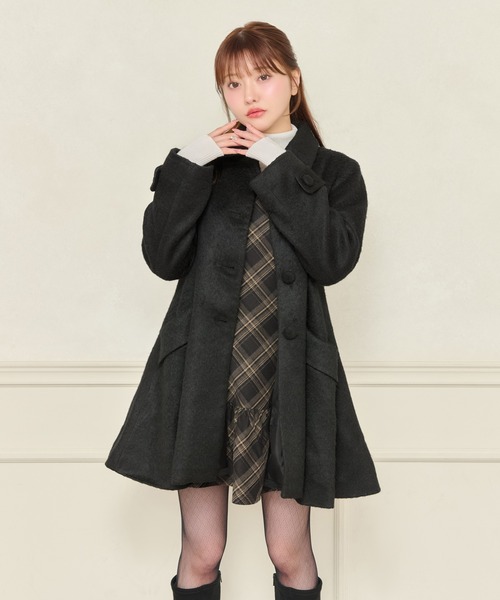 アソートAラインコート apres jour シャギーコート セール】アソートAラインコート（ステンカラーコート）｜apres jour