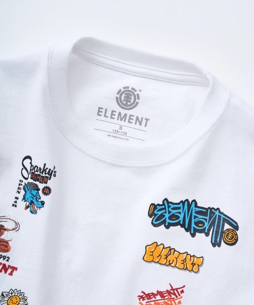 ELEMENT（エレメント）の「ELEMENT キッズ ACOMPANY LS YOUTH ロンＴ 【2025年秋冬モデル】/エレメント長袖ロンT（Tシャツ/カットソー・キッズ・ホワイト/ブラック/ライトグリーン・MEDIUM/LARGE/SMALL/X-LARGE）」の9枚目の写真