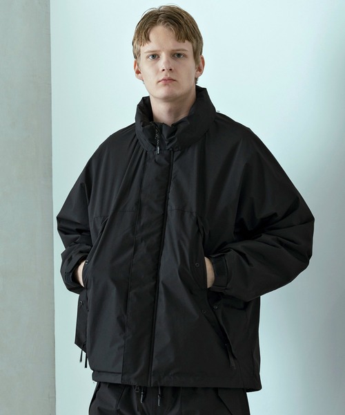 EFFLORISCIENCE ブラック プルオーバージャケット phenix(プラスフェニックス)L-7.2 DOWN JACKET L-7.2ダウンジャケット