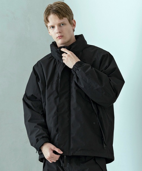 +phenix(プラスフェニックス)の「+phenix(プラスフェニックス)L-7.2 DOWN JACKET L-7.2ダウンジャケット by GORE TEX LABS ゴアテックス(防風 / 撥水性)(ダウンジャケット/コート・メンズ・ブラック/ベージュ/ネイビー・S/M/L/XL)」の5枚目の写真