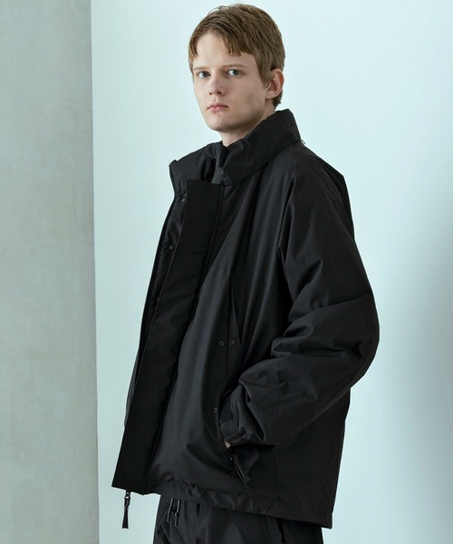 +phenix(プラスフェニックス)の「+phenix(プラスフェニックス)L-7.2 DOWN JACKET L-7.2ダウンジャケット by GORE TEX LABS ゴアテックス(防風 / 撥水性)(ダウンジャケット/コート・メンズ・ブラック/ベージュ/ネイビー・S/M/L/XL)」の6枚目の写真