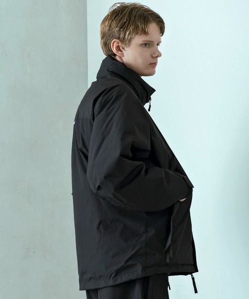 +phenix(プラスフェニックス)の「+phenix(プラスフェニックス)L-7.2 DOWN JACKET L-7.2ダウンジャケット by GORE TEX LABS ゴアテックス(防風 / 撥水性)(ダウンジャケット/コート・メンズ・ブラック/ベージュ/ネイビー・S/M/L/XL)」の8枚目の写真