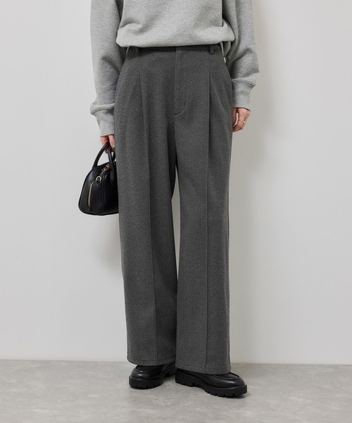 ROPE' PICNIC(ロペピクニック)の「ジャージーワイドパンツ(その他パンツ・レディース・ネイビー/ブラウン系その他/グレー・S/M/L)」の2枚目の写真