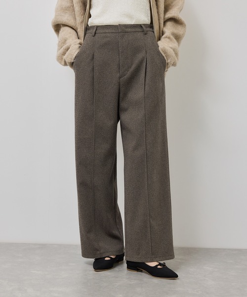 ROPE' PICNIC(ロペピクニック)の「ジャージーワイドパンツ(その他パンツ・レディース・ネイビー/ブラウン系その他/グレー・S/M/L)」の13枚目の写真