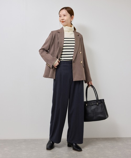 ROPE' PICNIC(ロペピクニック)の「ジャージーワイドパンツ(その他パンツ・レディース・ネイビー/ブラウン系その他/グレー・S/M/L)」の18枚目の写真