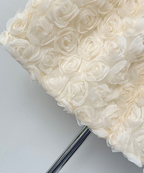 CADBURY（キャドバリー）の「立体ﾌﾗﾜｰﾐﾆｽｶｰﾄ（スカート・レディース・ベージュ/パープル/ホワイト/ピンク/レッド/ボルドー/ブルー/ブラック/ライトピンク・FREE）」の11枚目の写真