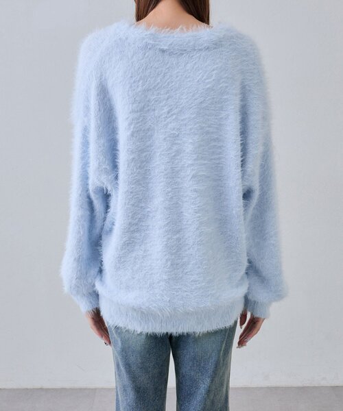 OLIVE des OLIVE（オリーブデオリーブ）の「ビーズリボンロングカーディガン（カーディガン/ボレロ・レディース・オフホワイト/サックスブルー/ピンク/ブラウン・FREE）」の19枚目の写真