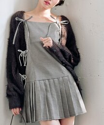 OLIVE des OLIVE | ビーズリボンロングカーディガン(カーディガン/ボレロ)