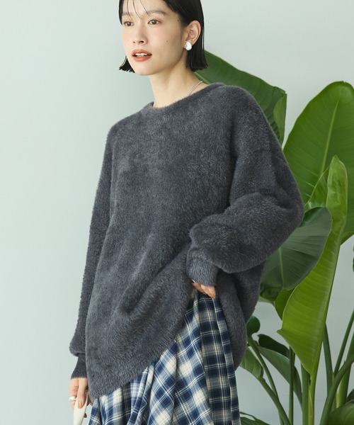 AMERICAN HOLIC(アメリカンホリック)の「フェアリーニットプルオーバー(ニット/セーター・レディース・ライラック/チャコールグレー/ブルー/モカ/ライトグレー・M/L)」の6枚目の写真