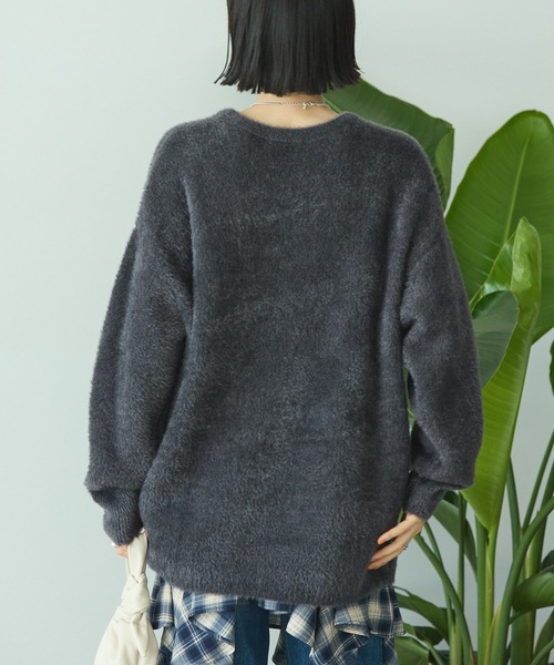 AMERICAN HOLIC(アメリカンホリック)の「フェアリーニットプルオーバー(ニット/セーター・レディース・ライラック/チャコールグレー/ブルー/モカ/ライトグレー・M/L)」の7枚目の写真