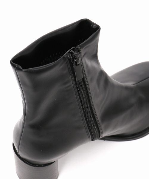 GRISE（グリーズ）の「《追加》GRISE6cmバルブトゥソフトショートブーツ（ブーツ・レディース・キャメル/アイボリー/チャコールグレー/ブラック・X-LARGE/LARGE/MEDIUM/SMALL）」の20枚目の写真