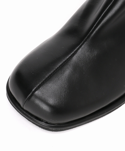 GRISE（グリーズ）の「《追加》GRISE6cmバルブトゥソフトショートブーツ（ブーツ・レディース・キャメル/アイボリー/チャコールグレー/ブラック・X-LARGE/LARGE/MEDIUM/SMALL）」の22枚目の写真