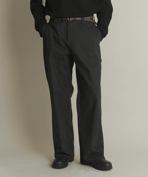 SENSE OF PLACE by URBAN RESEARCH（センスオブプレイスバイアーバンリサーチ）の「ストレートペインターパンツ（その他パンツ・メンズ・アイボリー/ブラック・MEDIUM/LARGE）」の13枚目の写真