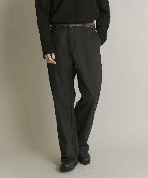 SENSE OF PLACE by URBAN RESEARCH（センスオブプレイスバイアーバンリサーチ）の「ストレートペインターパンツ（その他パンツ・メンズ・アイボリー/ブラック・MEDIUM/LARGE）」の14枚目の写真