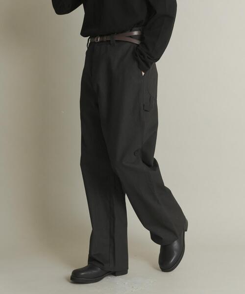 SENSE OF PLACE by URBAN RESEARCH（センスオブプレイスバイアーバンリサーチ）の「ストレートペインターパンツ（その他パンツ・メンズ・アイボリー/ブラック・MEDIUM/LARGE）」の15枚目の写真