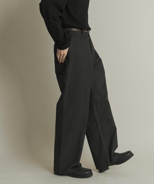 SENSE OF PLACE by URBAN RESEARCH（センスオブプレイスバイアーバンリサーチ）の「ストレートペインターパンツ（その他パンツ・メンズ・アイボリー/ブラック・MEDIUM/LARGE）」の17枚目の写真