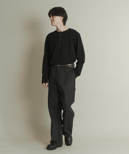 SENSE OF PLACE by URBAN RESEARCH（センスオブプレイスバイアーバンリサーチ）の「ストレートペインターパンツ（その他パンツ・メンズ・アイボリー/ブラック・MEDIUM/LARGE）」の20枚目の写真