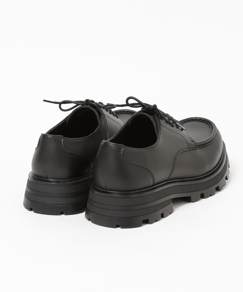 HARE（ハレ）の「ラギットソールシューズ(HARE)（ドレスシューズ・メンズ・ブラック・MEDIUM/LARGE）」の4枚目の写真
