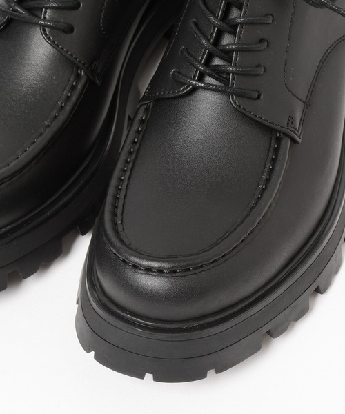 HARE（ハレ）の「ラギットソールシューズ(HARE)（ドレスシューズ・メンズ・ブラック・MEDIUM/LARGE）」の7枚目の写真