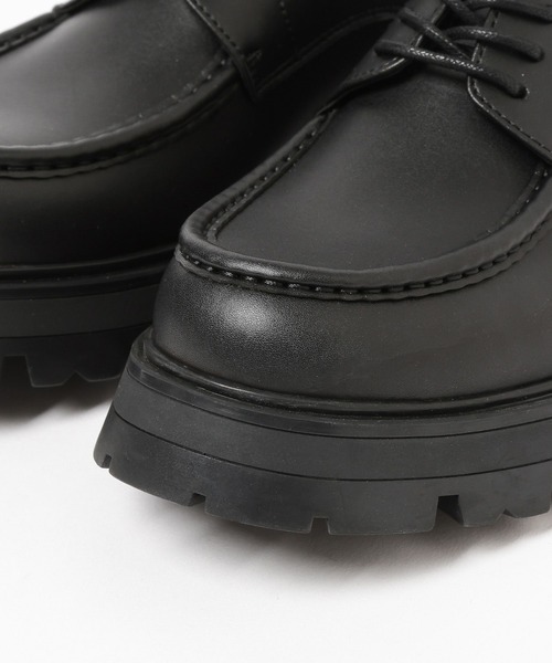 HARE（ハレ）の「ラギットソールシューズ(HARE)（ドレスシューズ・メンズ・ブラック・MEDIUM/LARGE）」の8枚目の写真