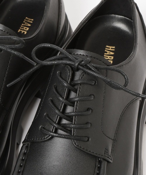 HARE（ハレ）の「ラギットソールシューズ(HARE)（ドレスシューズ・メンズ・ブラック・MEDIUM/LARGE）」の9枚目の写真