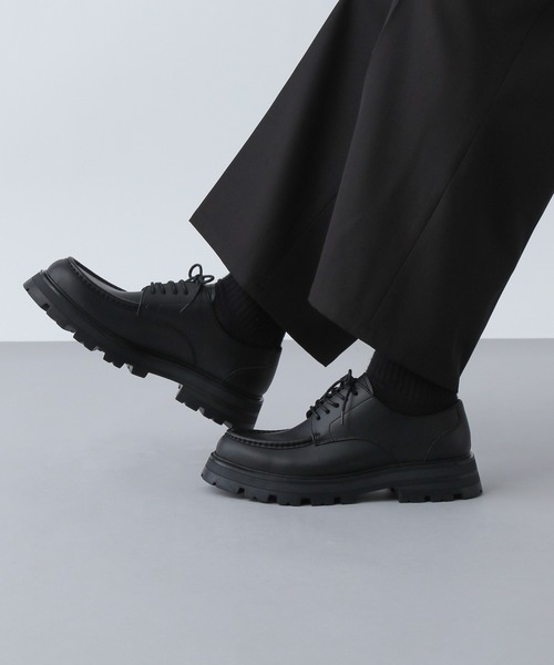 HARE(ハレ)の「ラギットソールシューズ(HARE)(ドレスシューズ・メンズ・ブラック・MEDIUM/LARGE)」の13枚目の写真