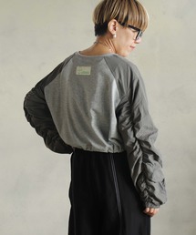 kese-moi（ケセモイ）の「シャーリングスリーブショートスウェット（Tシャツ/カットソー）」