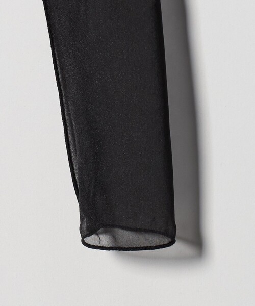 ASTRAET（アストラット）の「＜ASTRAET＞フライスxシアー コンビ クルーネックカットソー（Tシャツ/カットソー・レディース・ブラック/ホワイト・FREE）」の13枚目の写真