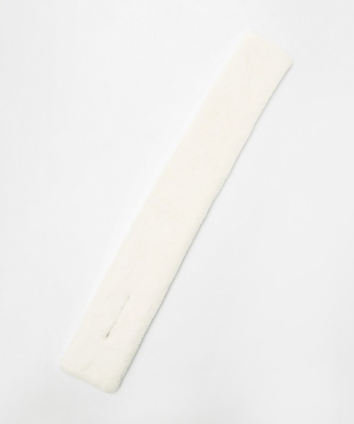 Honeys（ハニーズ）の「【吸湿発熱】エコファーティペット（マフラー・レディース・グレイッシュベージュ/アイボリー/モカ/グレー/レオパード・FREE）」の12枚目の写真