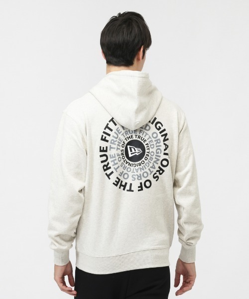 NEW ERA(ニューエラ)の「ニューエラ SW PO HOODIE OOTTF OAT 252(パーカー・メンズ・アイボリー・M/L/LL)」の2枚目の写真