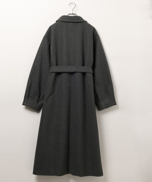 3.3 Field Trip (3.3フィールドトリップ)の「3.3 Field Trip/スタンドカラーロングコート(ダウンジャケット/コート・レディース・ブラック/グレー/ブラウン・FREE)」の6枚目の写真