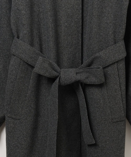 3.3 Field Trip (3.3フィールドトリップ)の「3.3 Field Trip/スタンドカラーロングコート(ダウンジャケット/コート・レディース・ブラック/グレー/ブラウン・FREE)」の9枚目の写真