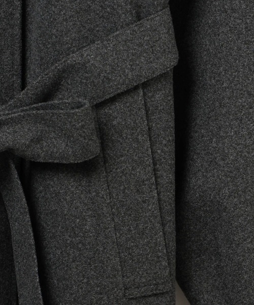 3.3 Field Trip (3.3フィールドトリップ)の「3.3 Field Trip/スタンドカラーロングコート(ダウンジャケット/コート・レディース・ブラック/グレー/ブラウン・FREE)」の13枚目の写真