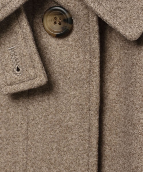 3.3 Field Trip (3.3フィールドトリップ)の「3.3 Field Trip/スタンドカラーロングコート(ダウンジャケット/コート・レディース・ブラック/グレー/ブラウン・FREE)」の16枚目の写真