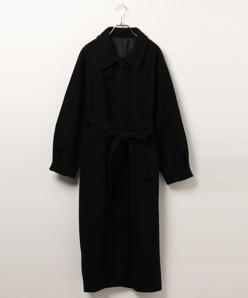 3.3 Field Trip (3.3フィールドトリップ)の「3.3 Field Trip/スタンドカラーロングコート(ダウンジャケット/コート・レディース・ブラック/グレー/ブラウン・FREE)」の21枚目の写真