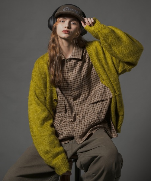 CIVVY.（シヴィ―）の「Felt Jet Cap - フェルトジェットキャップ -（キャップ・メンズ・カーキ/ブラック・FREE）」の11枚目の写真