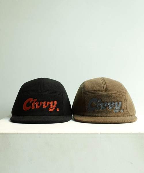 CIVVY.（シヴィ―）の「Felt Jet Cap - フェルトジェットキャップ -（キャップ・メンズ・カーキ/ブラック・FREE）」の18枚目の写真