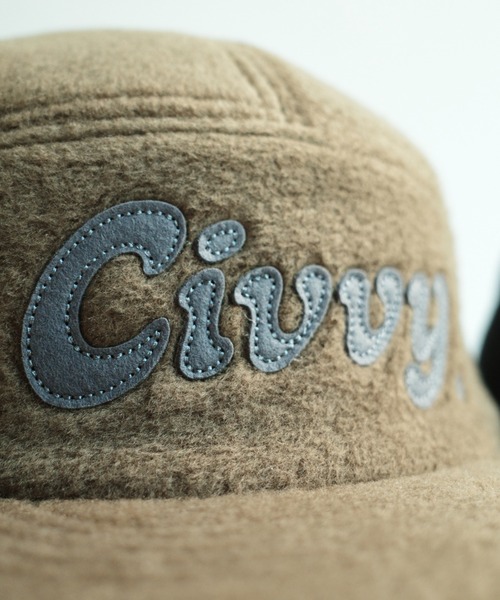 CIVVY.（シヴィ―）の「Felt Jet Cap - フェルトジェットキャップ -（キャップ・メンズ・カーキ/ブラック・FREE）」の16枚目の写真
