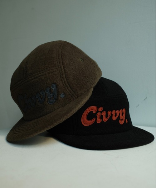 CIVVY.（シヴィ―）の「Felt Jet Cap - フェルトジェットキャップ -（キャップ・メンズ・カーキ/ブラック・FREE）」の19枚目の写真