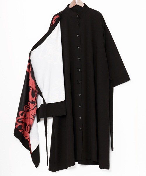 チャイハネ(チャイハネ)の「【チャイハネ】セマムレイヤードワンピース(シャツワンピース・レディース・ブラック/ピンク/ターコイズブルー・FREE)」の13枚目の写真