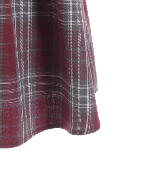 axes femme(アクシーズファム)の「タータンチェックワンピース(ワンピース・キッズ・ミント/ワイン・MEDIUM/LARGE/X-LARGE)」の7枚目の写真