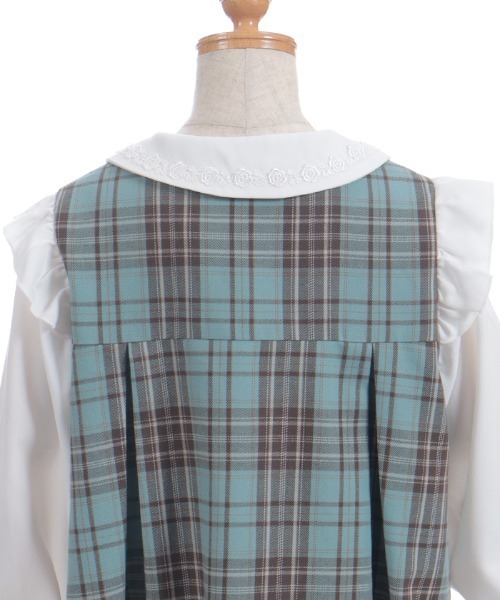 axes femme(アクシーズファム)の「タータンチェックワンピース(ワンピース・キッズ・ミント/ワイン・MEDIUM/LARGE/X-LARGE)」の19枚目の写真