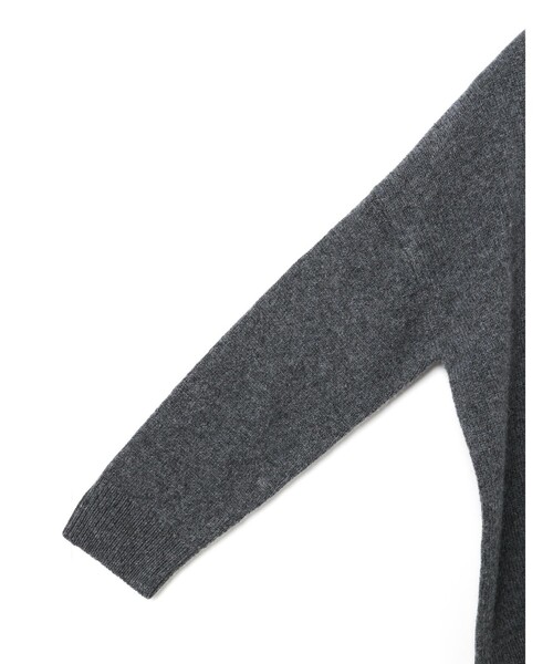 mizuiroind（ミズイロインド）の「mizuiro ind MG/クルーネックワイドプルオーバー（ニット/セーター・レディース・チャコールグレー/ブルー/ブラック/キナリ・FREE）」の18枚目の写真