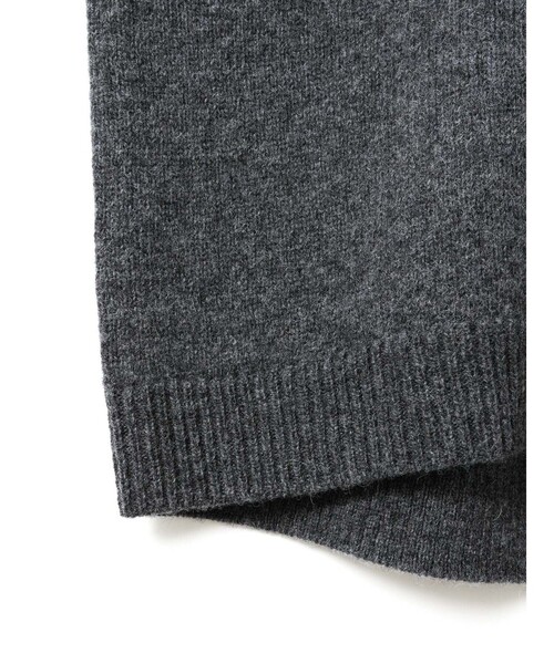 mizuiroind（ミズイロインド）の「mizuiro ind MG/クルーネックワイドプルオーバー（ニット/セーター・レディース・チャコールグレー/ブルー/ブラック/キナリ・FREE）」の19枚目の写真